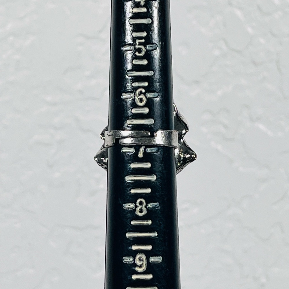 Rhinestone Rose Adjustable Ring - Picture 7 of 10